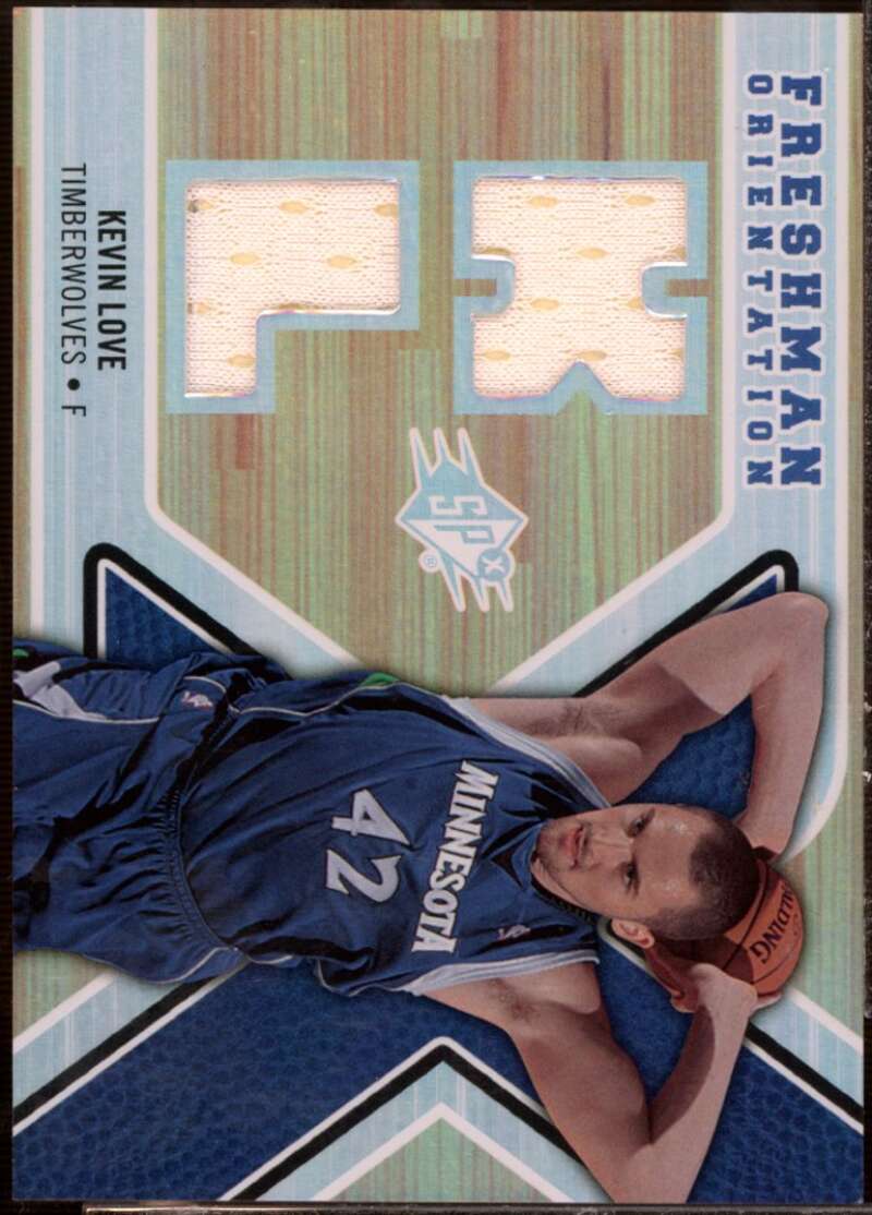 Kevin Love Rookie Card 2008-09 SPx Freshman Orientation #FOKL  Image 1