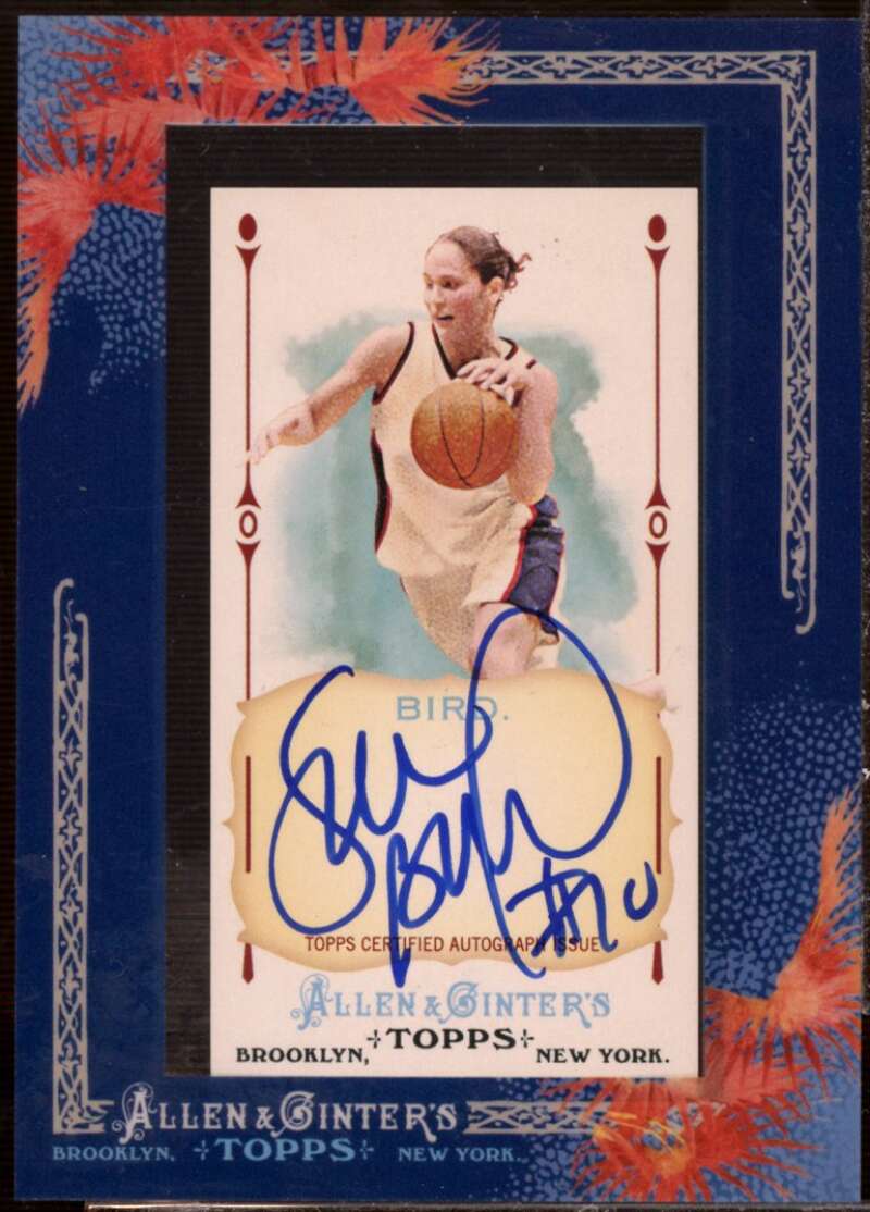 Sue Bird Rookie Card 2011 Topps Allen and Ginter Autographs #SBI  Image 1