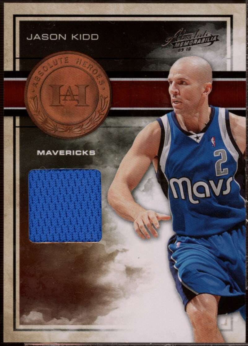 Jason Kidd Card 2009-10 Absolute Memorabilia Heroes Materials #13  Image 1