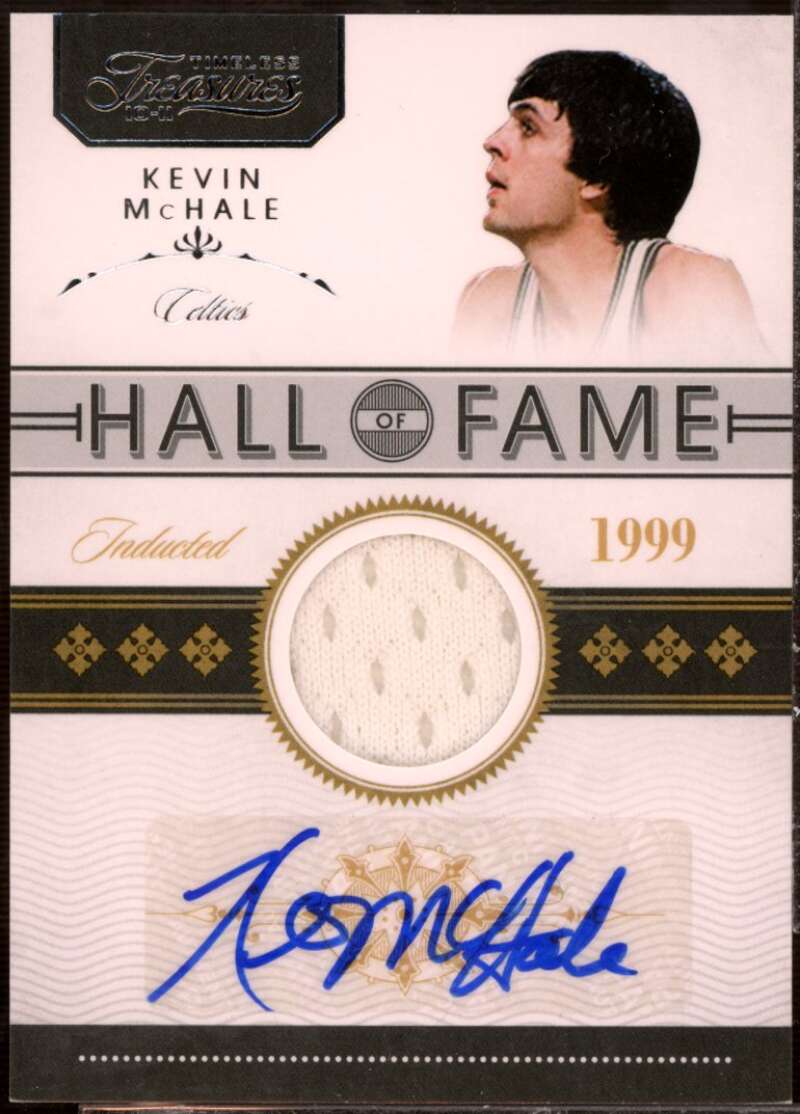 Kevin McHale 2010-11 Timeless Treasures HOF Materials Jerseys Signatures #34  Image 1