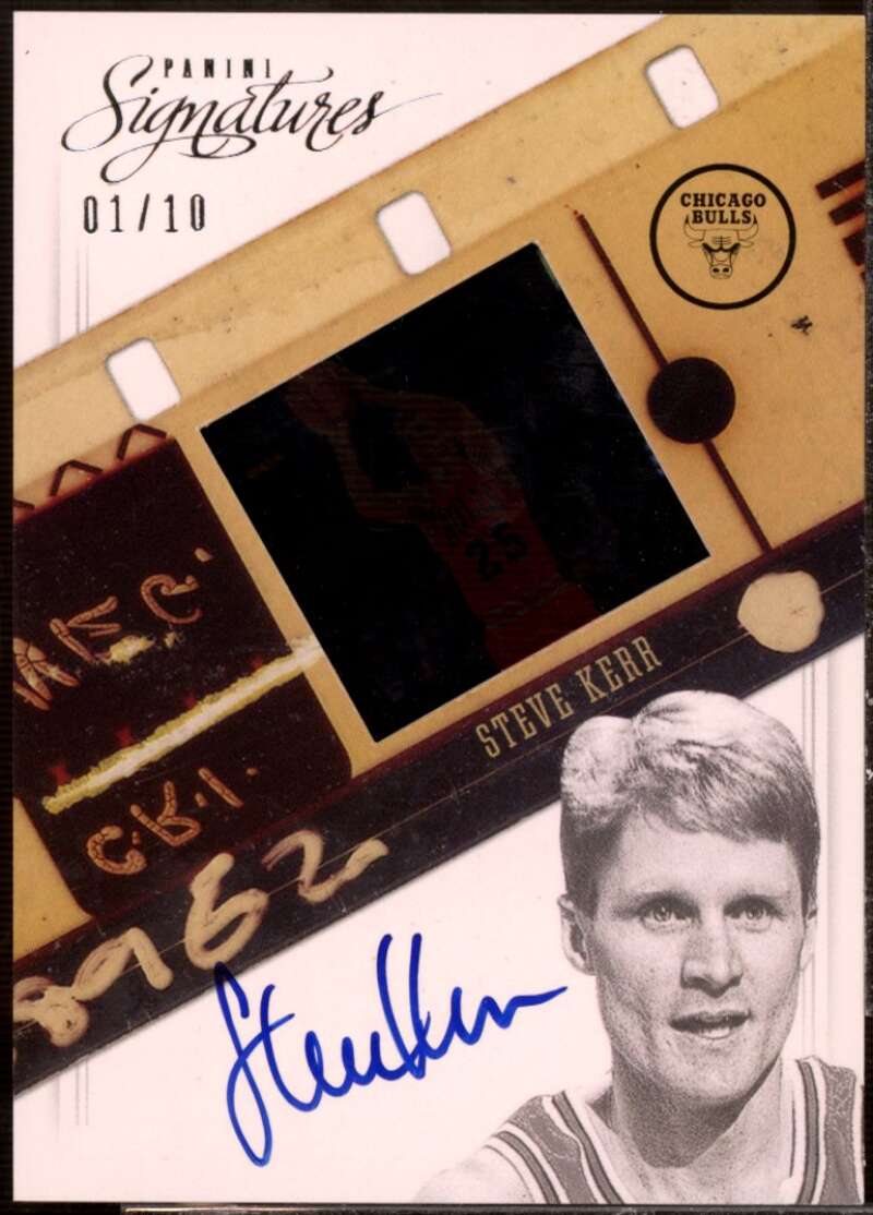 Steve Kerr Card 2012-13 Panini Signatures Film Autographs #125  Image 1