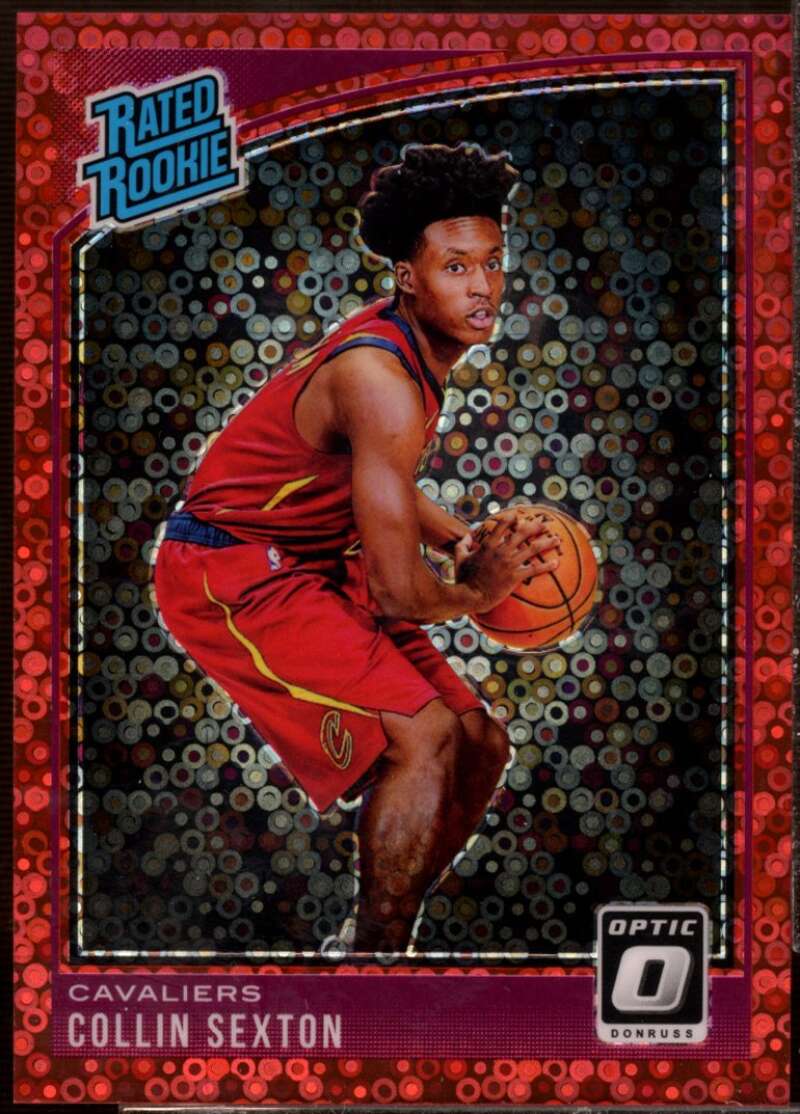 Collin Sexton Rookie Card 2018-19 Donruss Optic Fast Break Red #180  Image 1