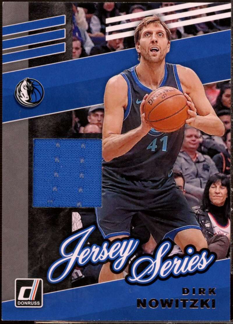 Dirk Nowitzki Card 2019-20 Donruss Jersey Series #1  Image 1