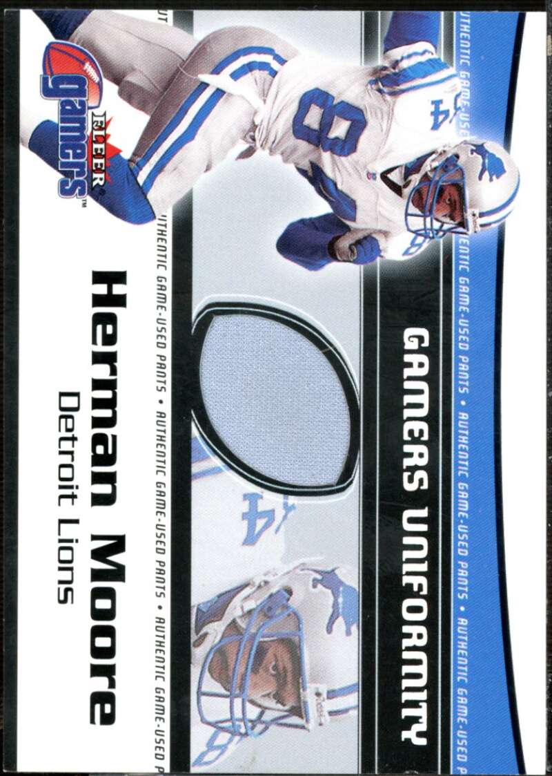 Herman Moore Pants Card 2000 Fleer Gamers Uniformity #25  Image 1