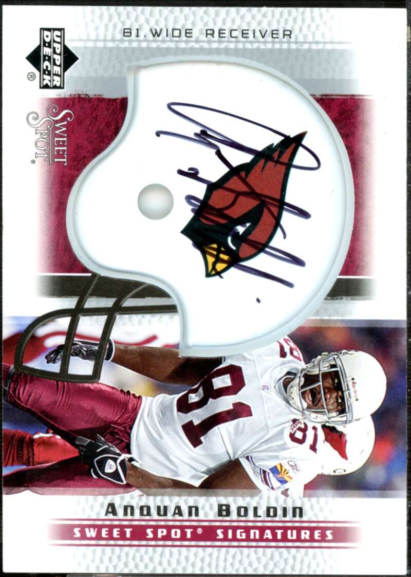 Anquan Boldin Card 2005 Sweet Spot Signatures #SSAB  Image 1