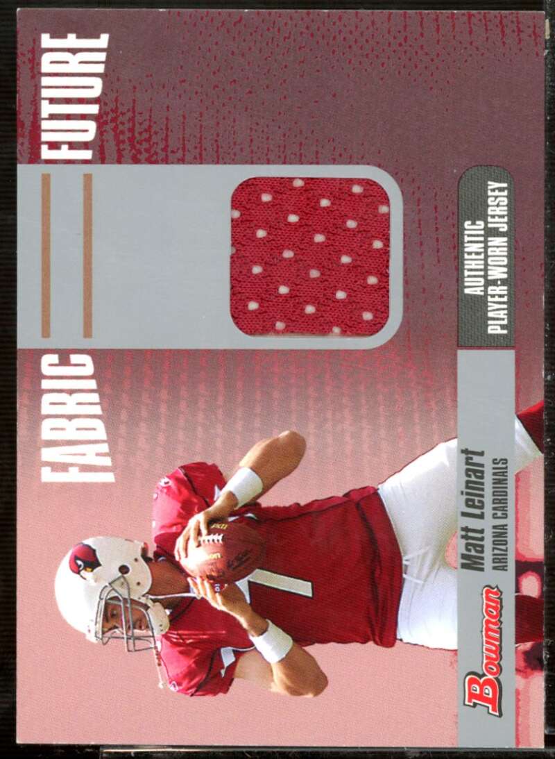 Matt Leinart B Rookie Card 2006 Bowman Fabric of the Future #FFML  Image 1