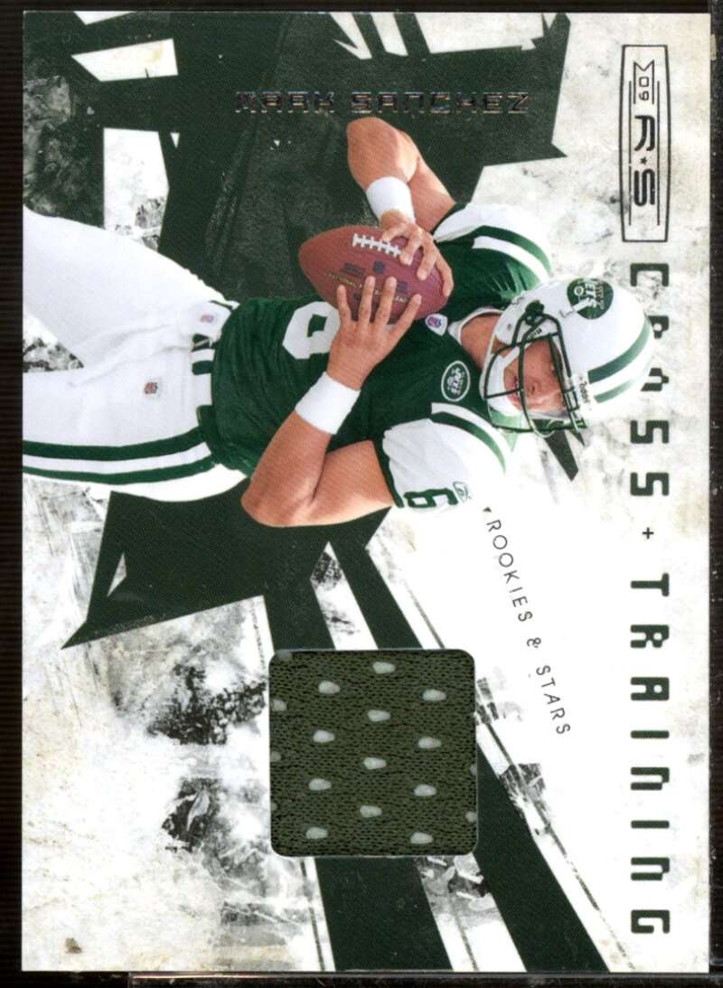 Mark Sanchez Rookie 2009 Donruss Rookies and Stars Crosstraining Materials #2  Image 1