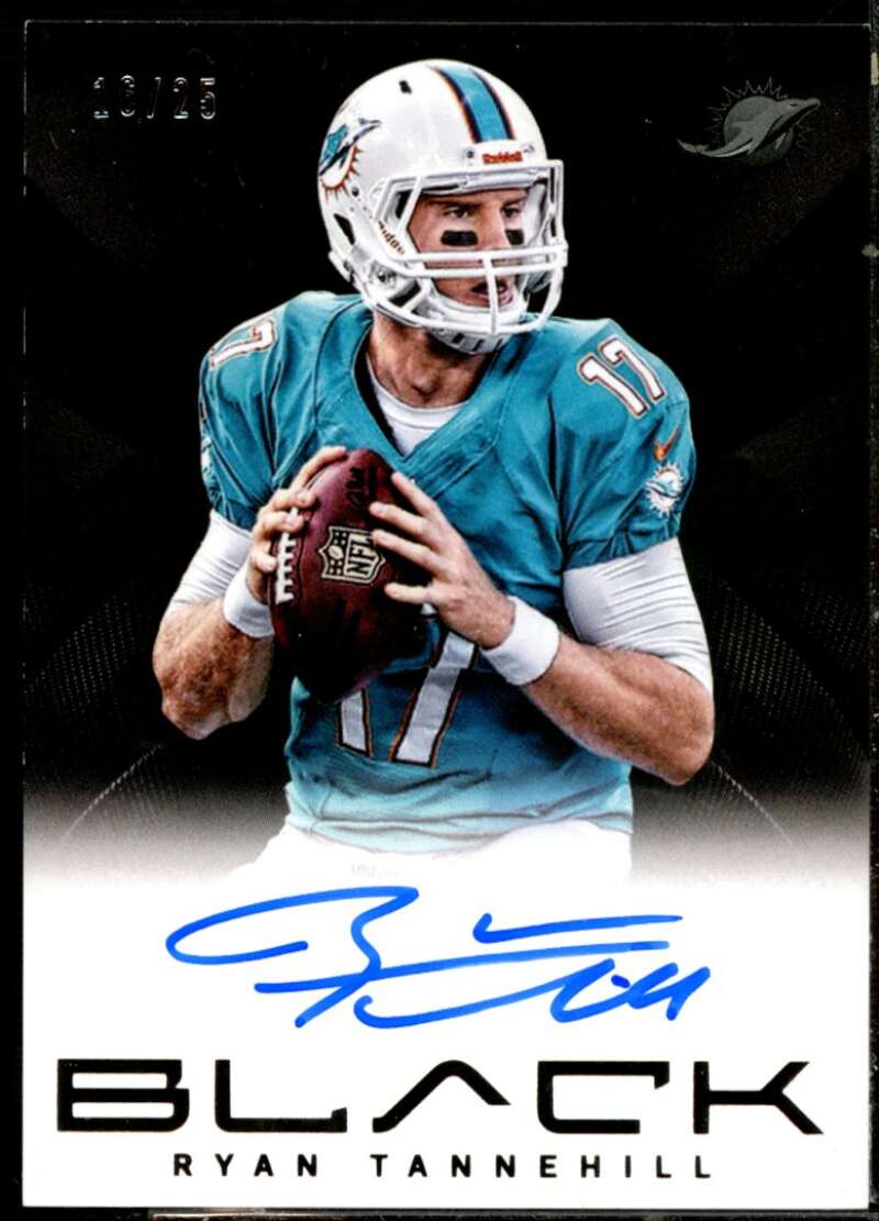 Ryan Tannehill Card 2013 Panini Black On-Card Autographs #37  Image 1