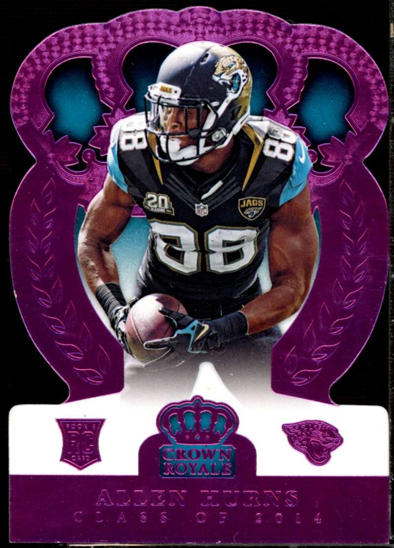 Allen Hurns Rookie Card 2014 Crown Royale Purple #101  Image 1