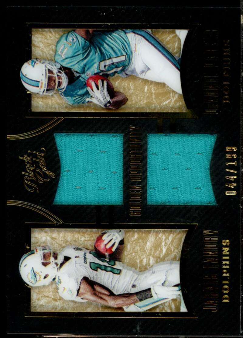 Landry/DeVante Parker 2015 Panini Black Gold Golden Opportunity Material #GOMIA  Image 1