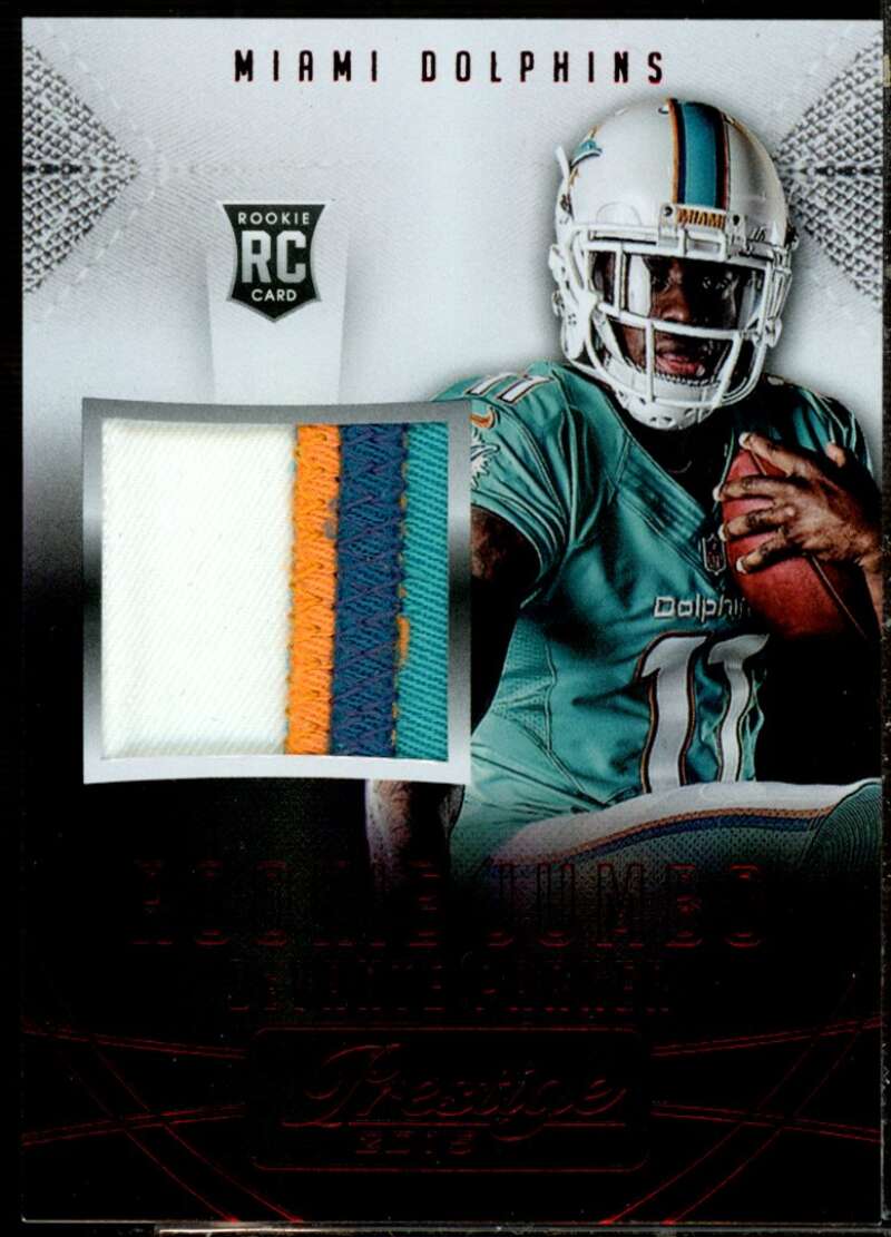 DeVante Parker Rookie Card 2015 Prestige Rookie Jumbo Jerseys Patch Red #RJJDP  Image 1