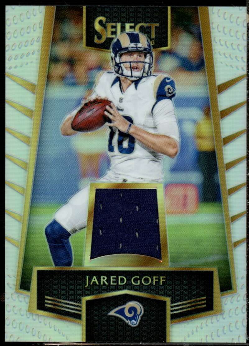 Jared Goff Rookie Card 2016 Select Swatches Prizm #25  Image 1