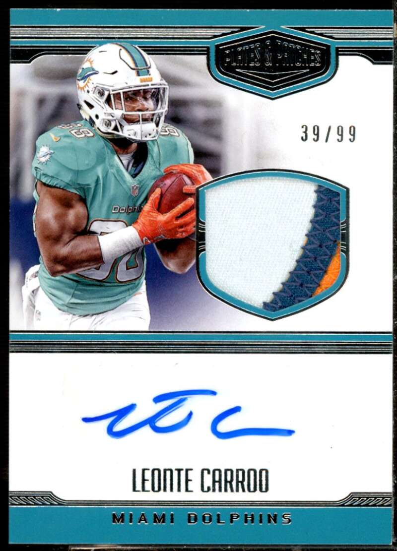 Leonte Carroo Rookie 2016 Panini Plates and Patches Rookie Patch Autographs #34  Image 1