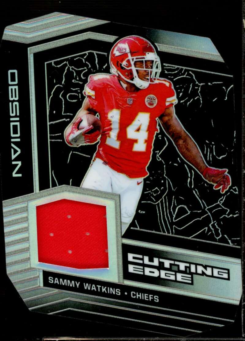 Sammy Watkins Card 2019 Panini Obsidian Cutting Edge Materials #13  Image 1