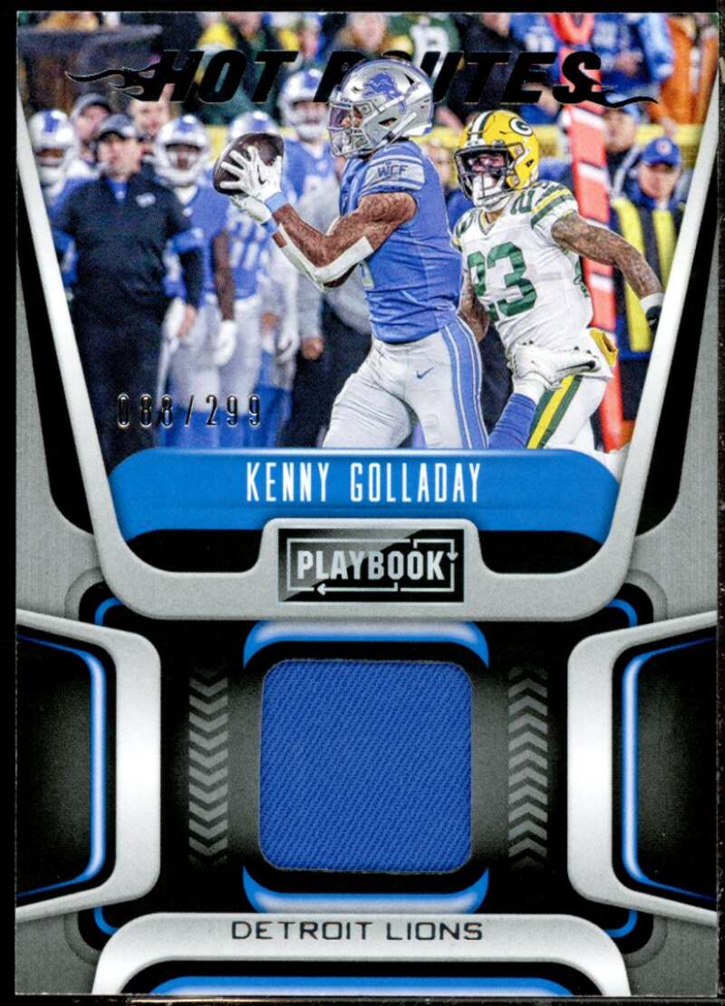 Kenny Golladay Card 2020 Panini Playbook Hot Routes Jerseys #11  Image 1