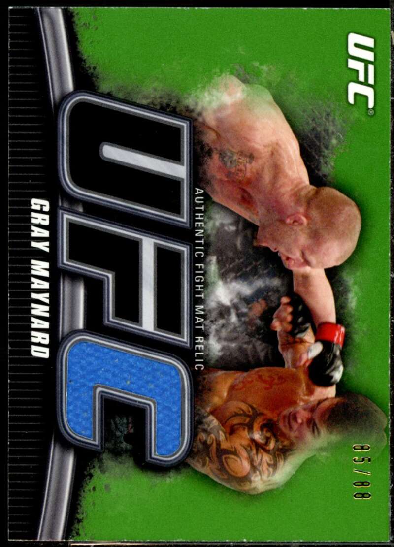 Gray Maynard Card 2010 Topps UFC Knockout Fight Mat Relics Green #FMGM  Image 1