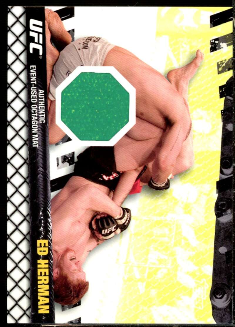 Ed Herman/UFN 8 Card 2010 Topps UFC Fight Mat Relics #FMEM  Image 1