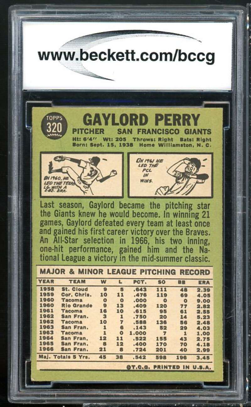 Gaylord Perry Topps 1967 #320