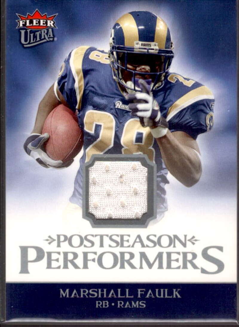 Marshall Faulk Card 2006 Ultra Postseason Performers Jerseys #UPPMF  Image 1