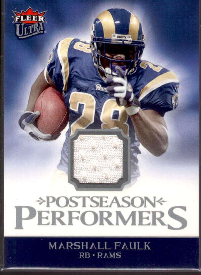 Marshall Faulk Card 2006 Ultra Postseason Performers Jerseys #UPPMF  Image 1