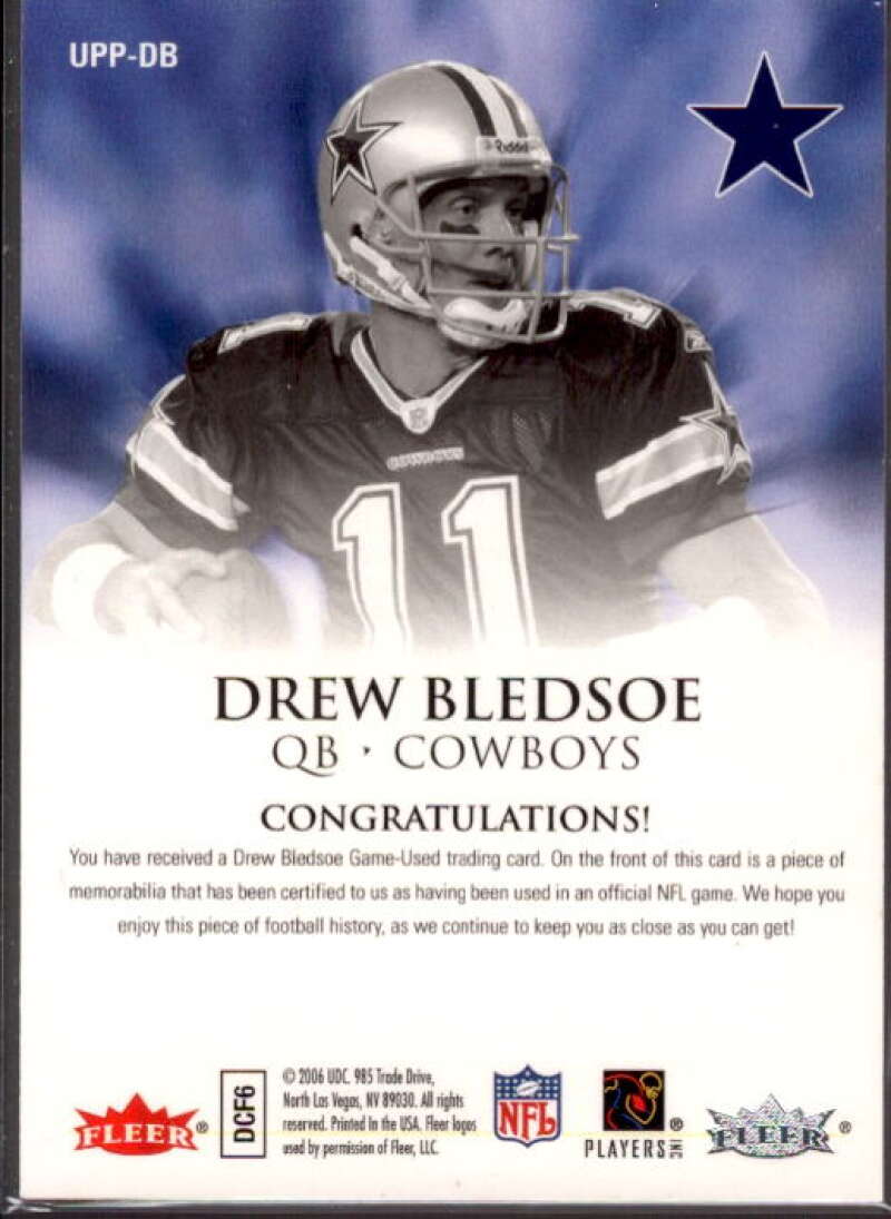 Drew Bledsoe Card 2006 Ultra Postseason Performers Jerseys #UPPDB  Image 2