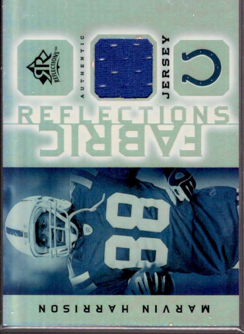 Marvin Harrison Card 2005 Reflections Fabrics #FRMH  Image 1