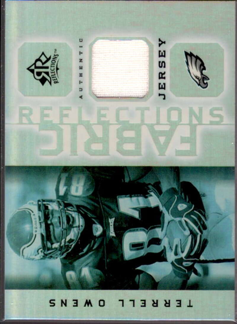 Terrell Owens Card 2005 Reflections Fabrics #FRTO  Image 1