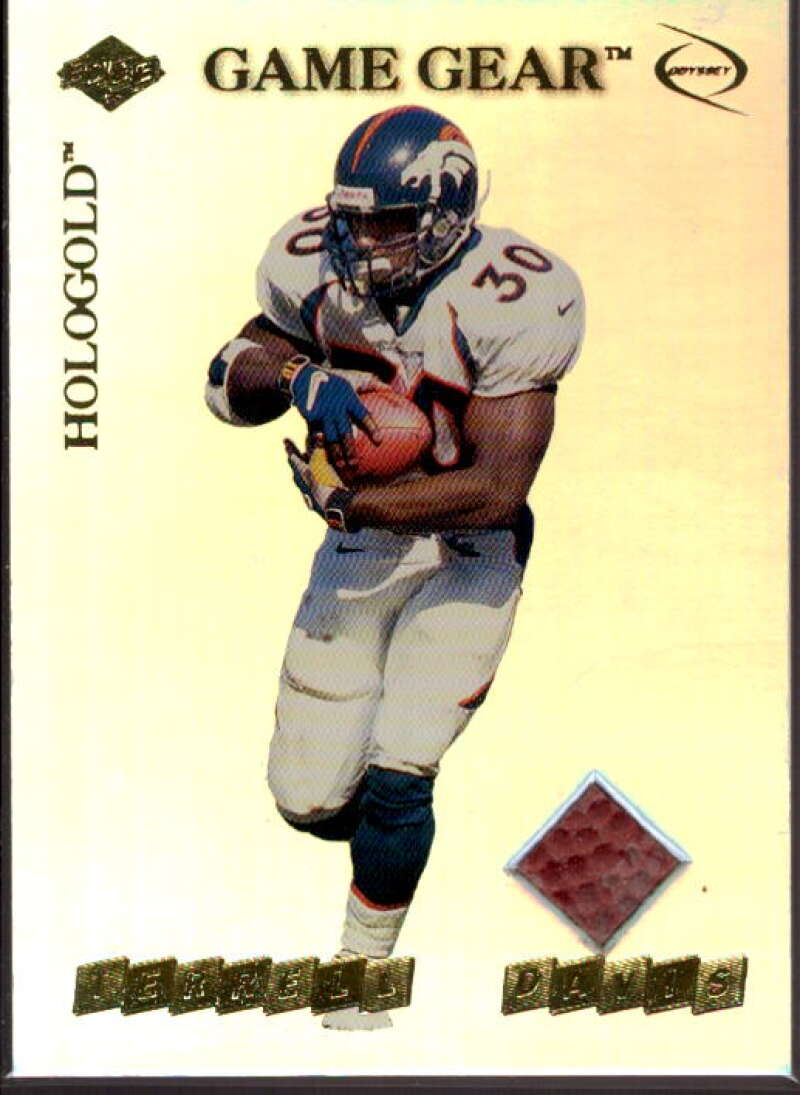 Terrell Davis Card 1999 Collector's Edge Odyssey GameGear Hologold #TD  Image 1