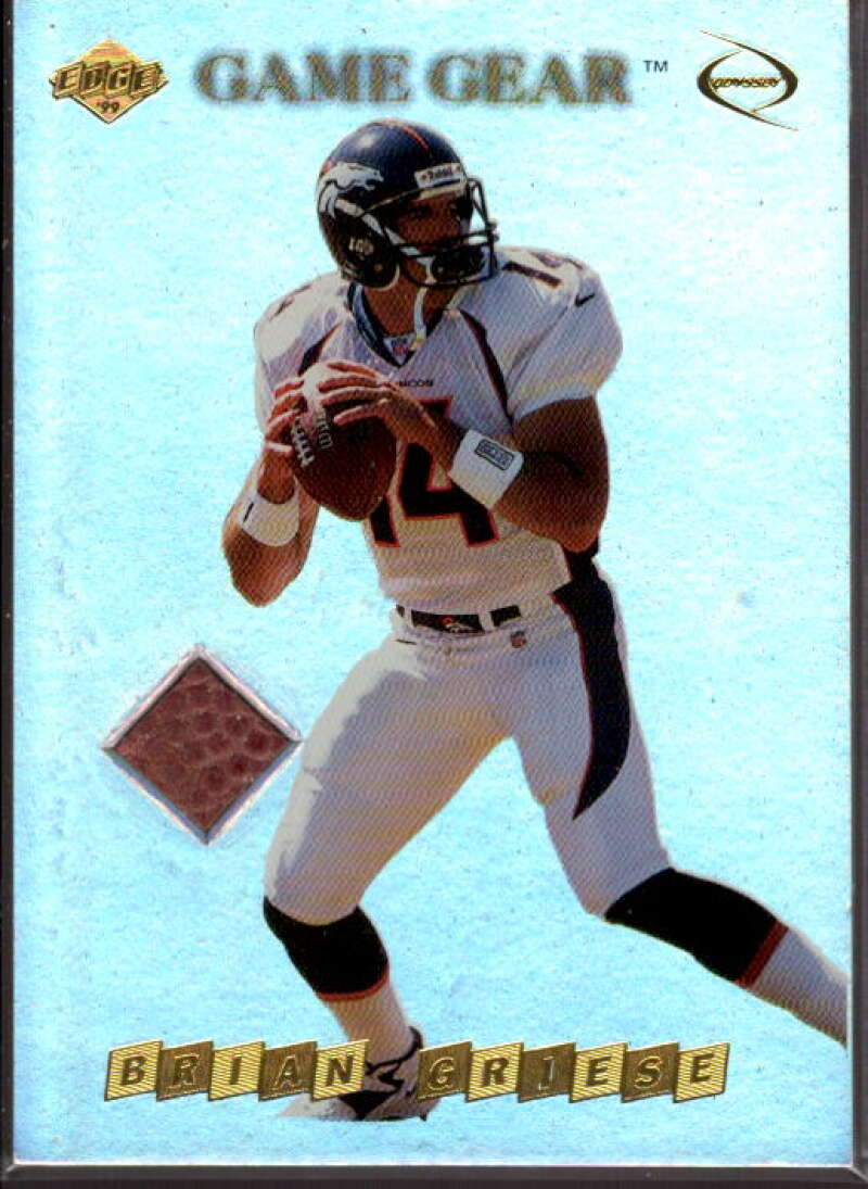 Brian Griese Card 1999 Collector's Edge Odyssey GameGear Hologold #GG4  Image 1