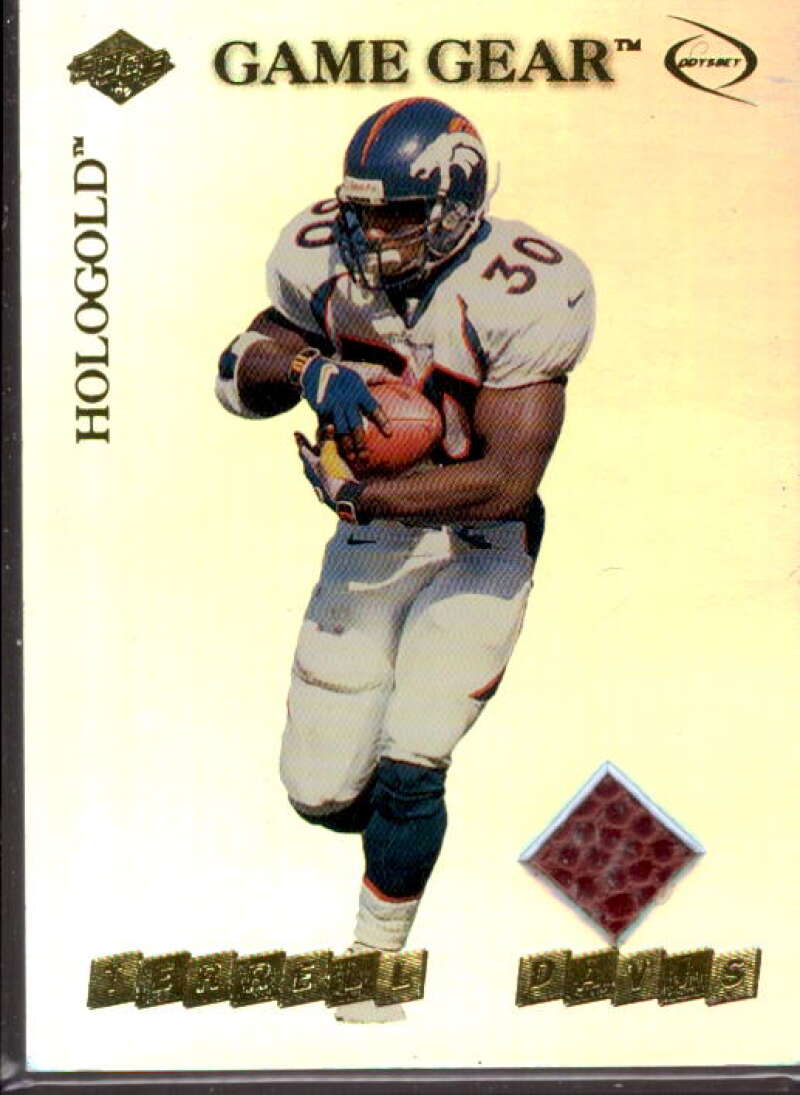 Terrell Davis Card 1999 Collector's Edge Odyssey GameGear Hologold #TD  Image 1