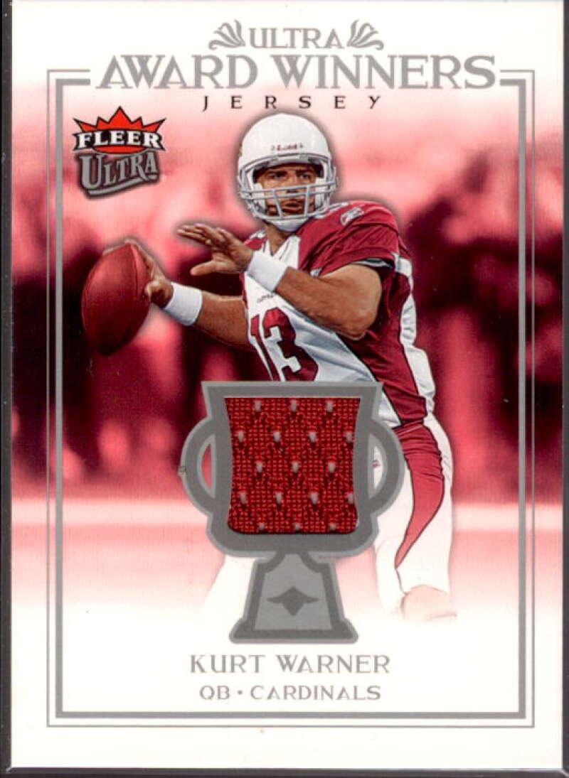 Kurt Warner Card 2006 Ultra Award Winners Jerseys #UAAKW  Image 1