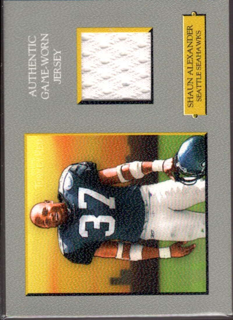 Shaun Alexander Card 2005 Topps Turkey Red Relics Gray #TRRSA  Image 1