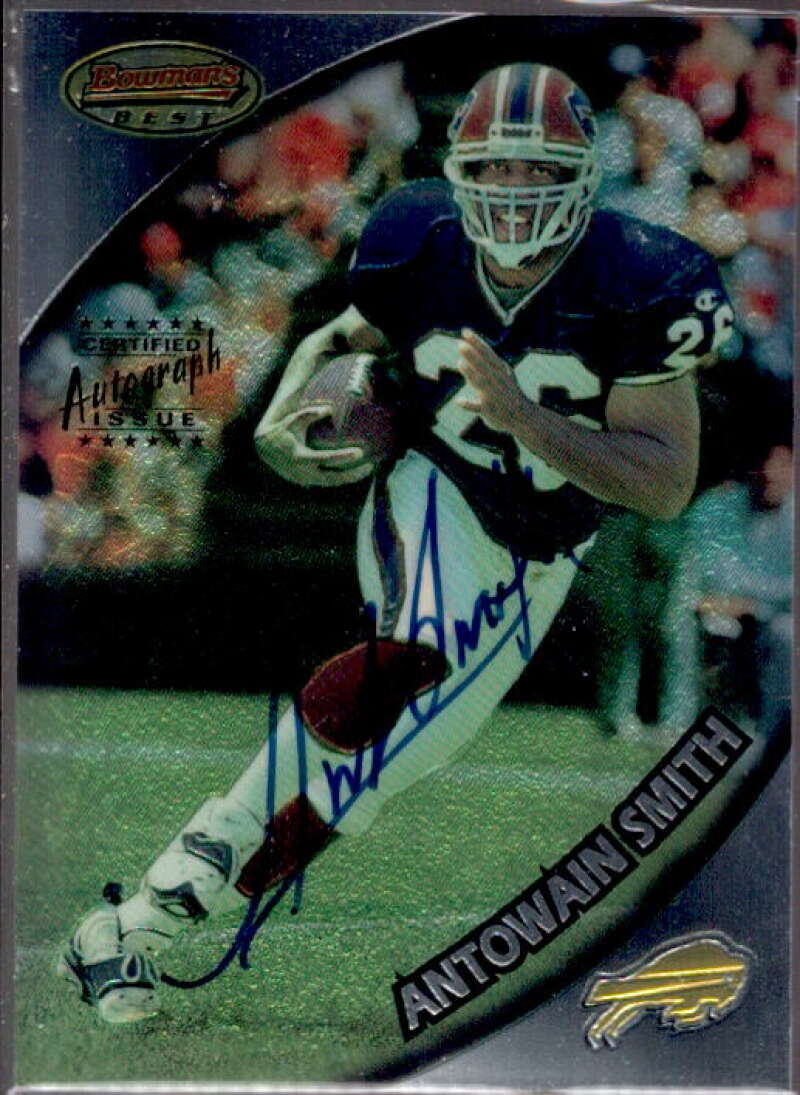 Antowain Smith Card 1997 Bowman's Best Autographs #113  Image 1