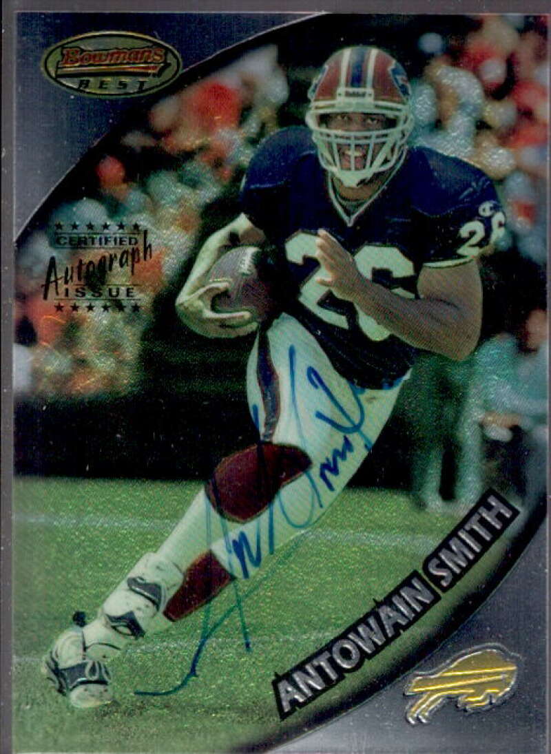 Antowain Smith Card 1997 Bowman's Best Autographs #113  Image 1