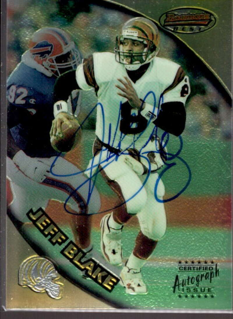 Jeff Blake Card 1997 Bowman's Best Autographs #22  Image 1