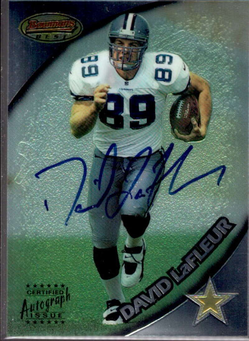 David LaFleur Card 1997 Bowman's Best Autographs #114  Image 1