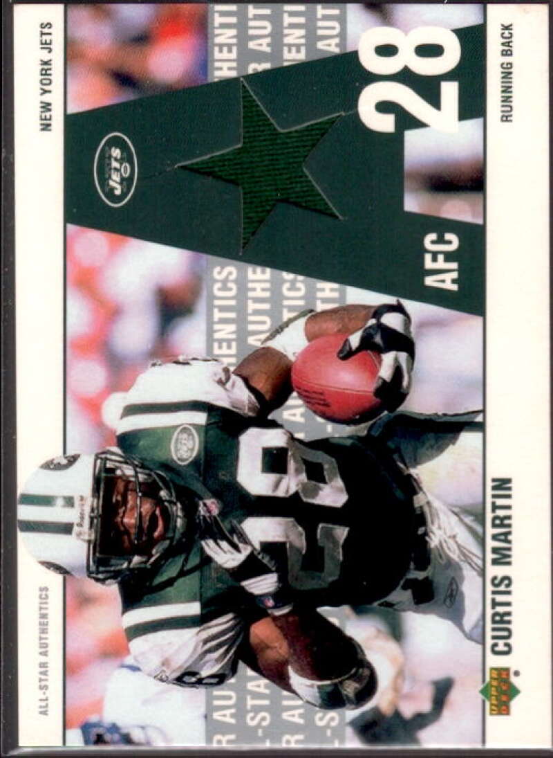 Curtis Martin Card 2002 UD Authentics All-Star Authentics #AACM  Image 1