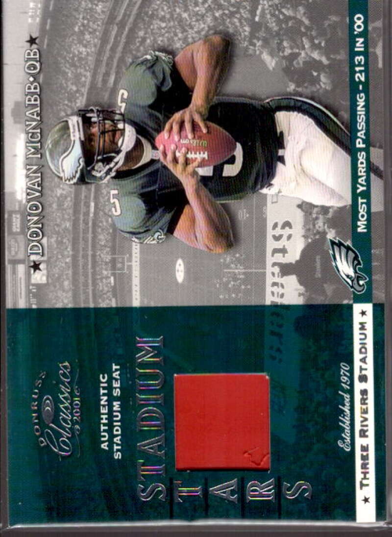 Donovan McNabb Card 2001 Donruss Classics Stadium Stars #SS21  Image 1