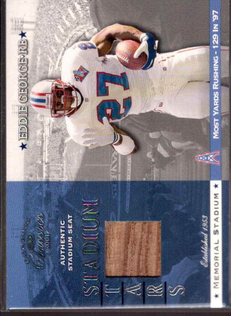 Eddie George Card 2001 Donruss Classics Stadium Stars #SS5  Image 1