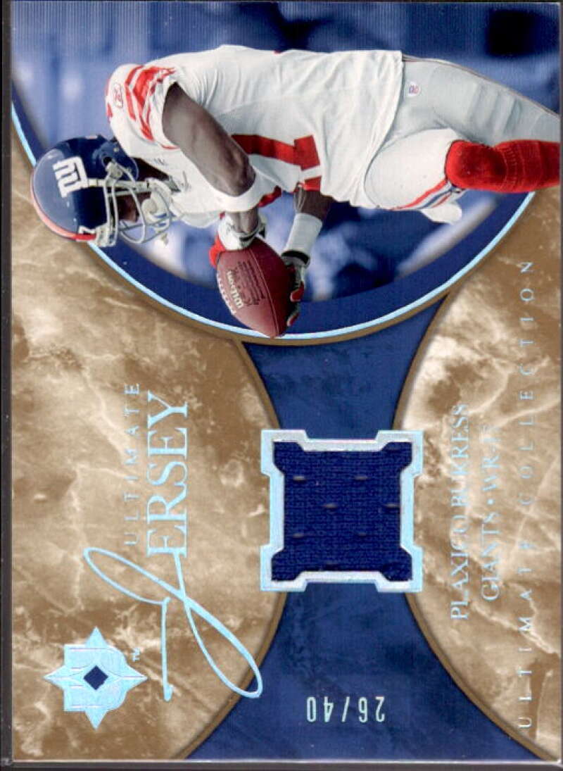 Plaxico Burress Card 2006 Ultimate Collection Jerseys Spectrum #ULPB  Image 1