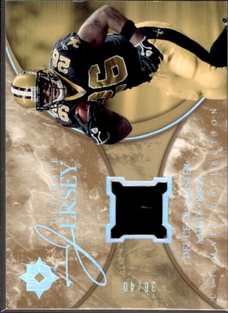 Deuce McAllister Card 2006 Ultimate Collection Jerseys Spectrum #ULMC  Image 1