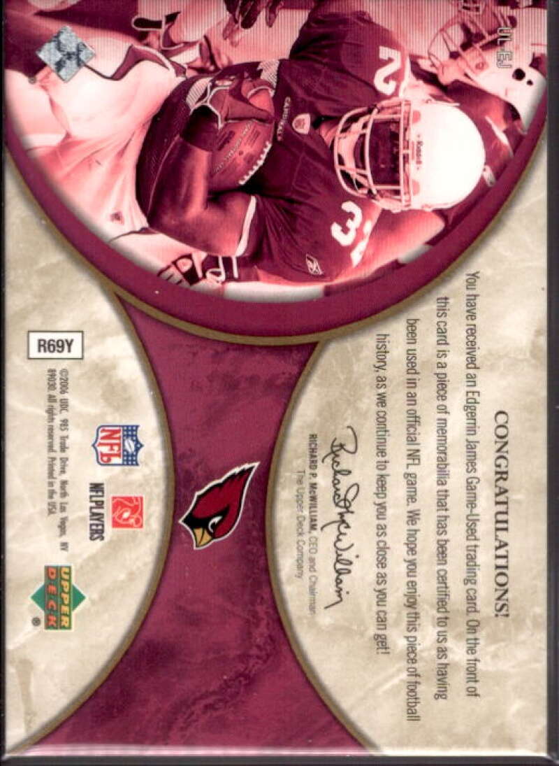 Edgerrin James Card 2006 Ultimate Collection Jerseys Silver #ULEJ  Image 2