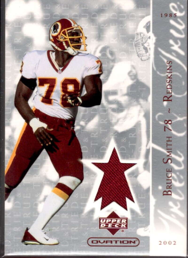 Bruce Smith Card 2002 Upper Deck Ovation Tried and True Jerseys #TTBS  Image 1