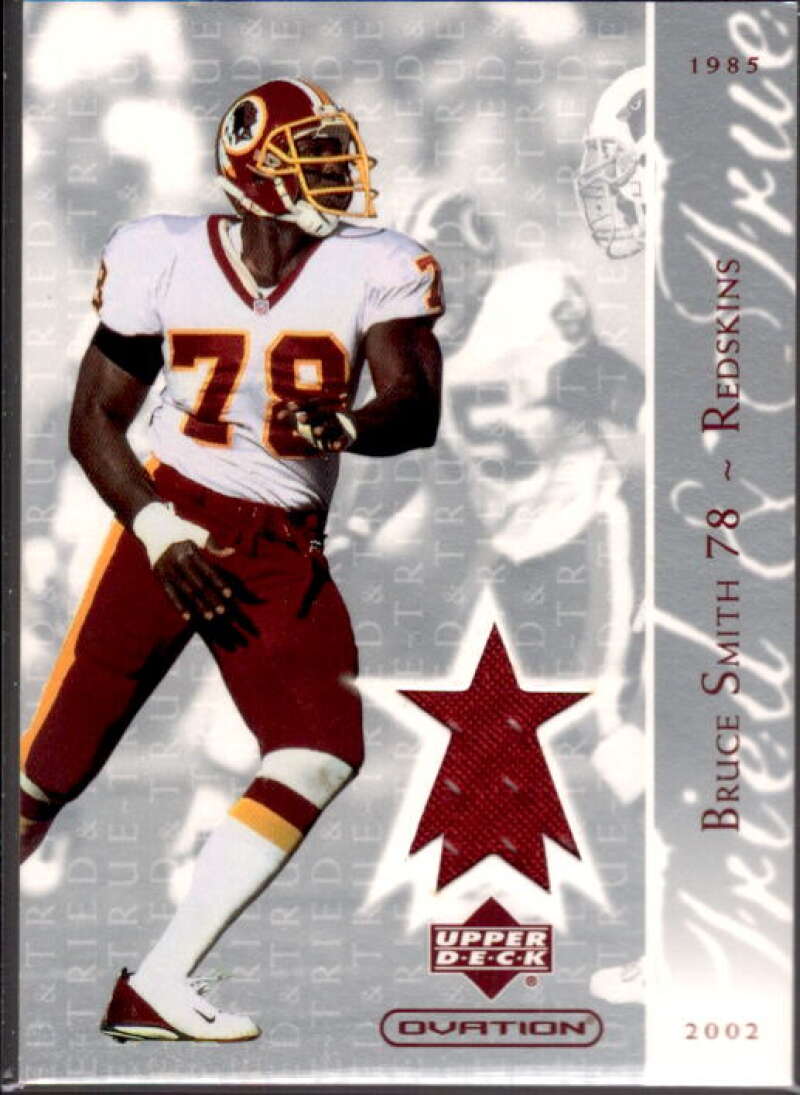 Bruce Smith Card 2002 Upper Deck Ovation Tried and True Jerseys #TTBS  Image 1