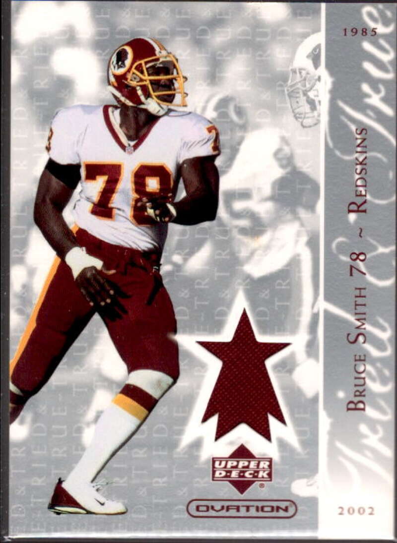 Bruce Smith Card 2002 Upper Deck Ovation Tried and True Jerseys #TTBS  Image 1