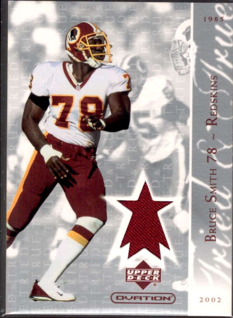 Bruce Smith Card 2002 Upper Deck Ovation Tried and True Jerseys #TTBS  Image 1