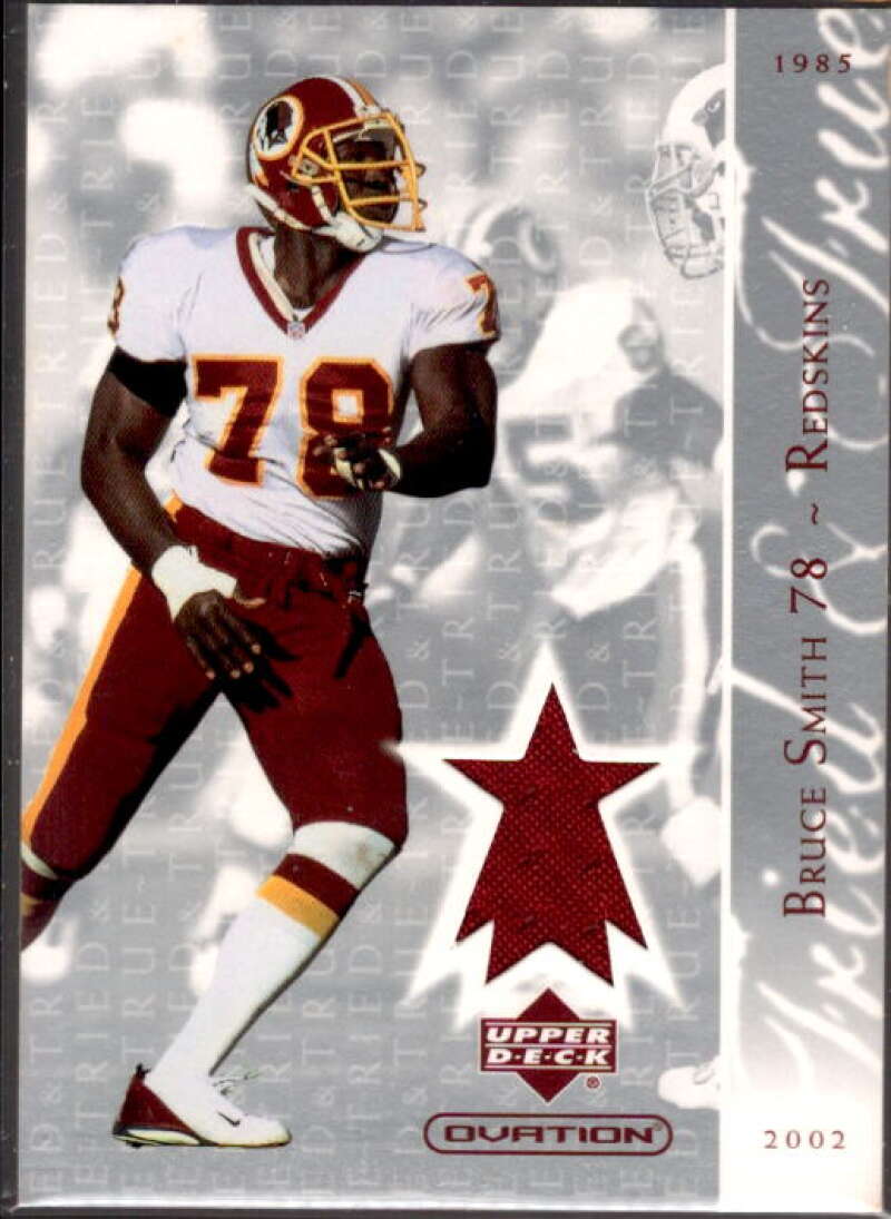 Bruce Smith Card 2002 Upper Deck Ovation Tried and True Jerseys #TTBS  Image 1