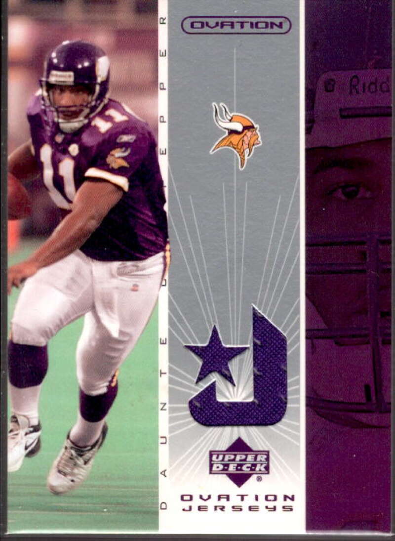 Daunte Culpepper Card 2002 Upper Deck Ovation Jerseys #OJDC  Image 1