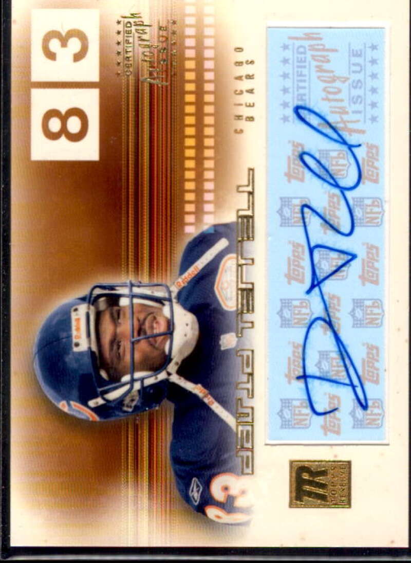 David Terrell C Card 2002 Topps Reserve Autographs #RADT  Image 1