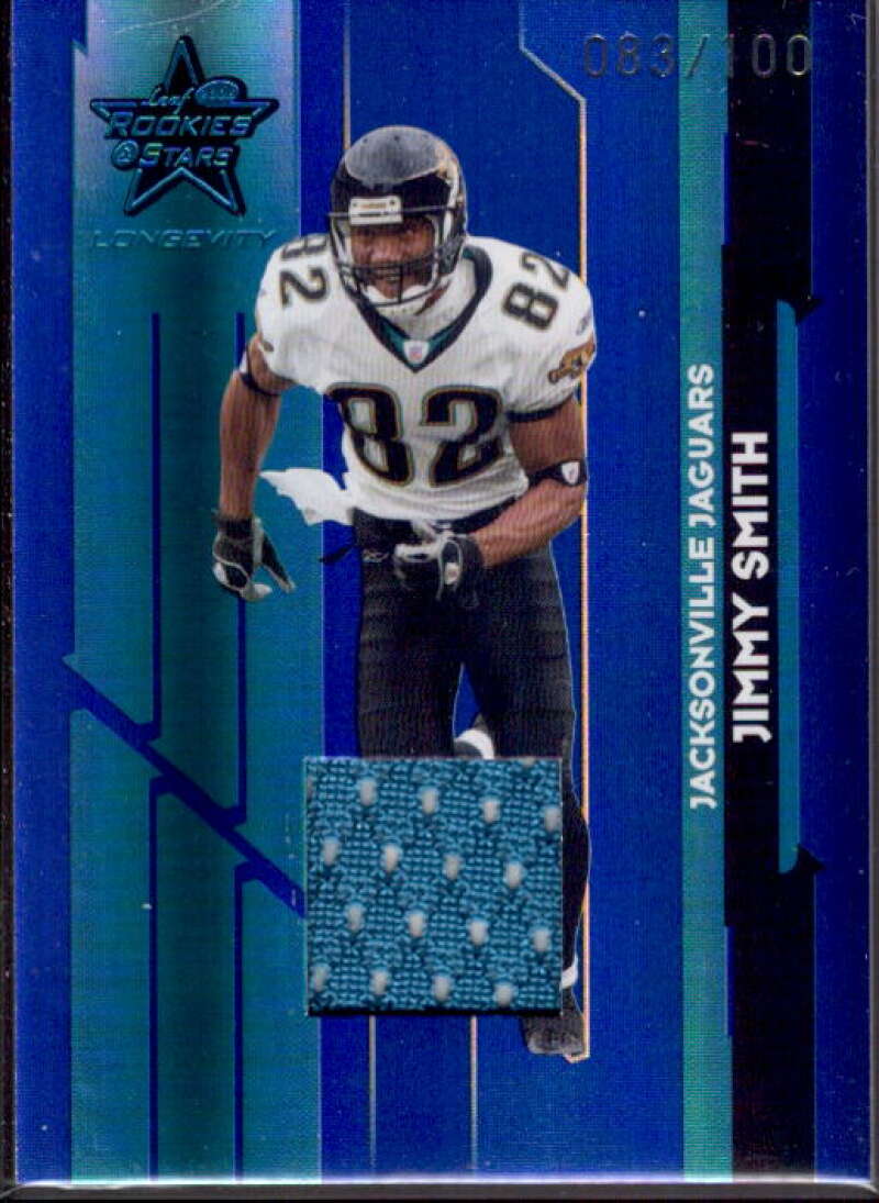 Jimmy Smith 2006 Leaf Rookies and Stars Longevity Target Materials Sapphire #53  Image 1